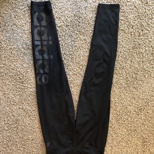 Great condition black adidas athletic leggings